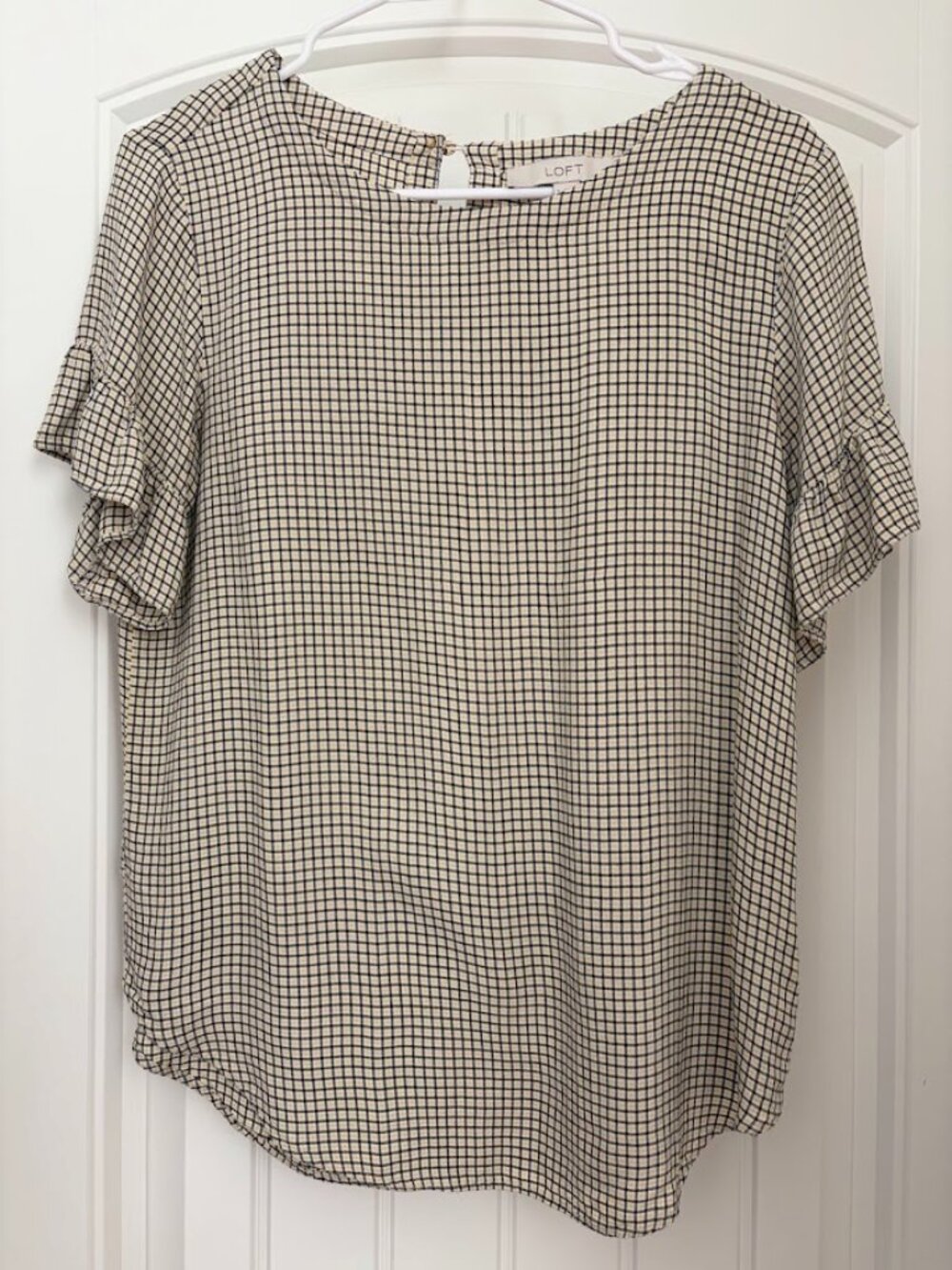 LOFT Ruffle Sleeve Blouse